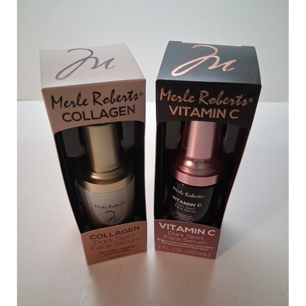 Merle Roberts Set of 2 Collagen Dark Spot Face Serum & Vitamin C Dark Spot Serum - Picture 8 of 8